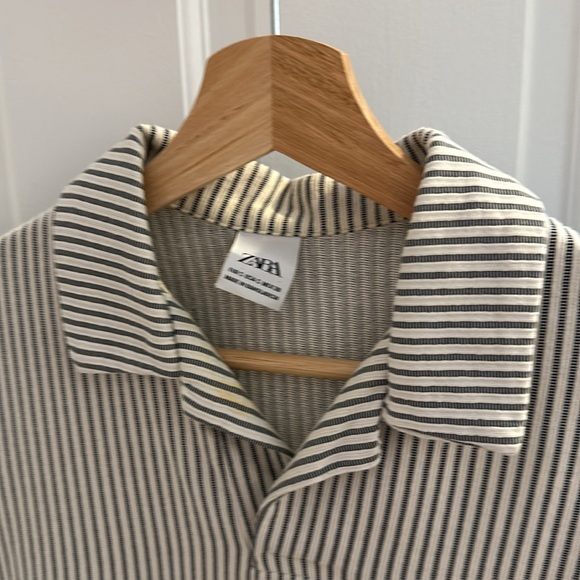 Men’s Small striped Zara polo - Picture 3 of 4